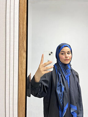 Aminenesil Etnik Düz Füme Renk Şal