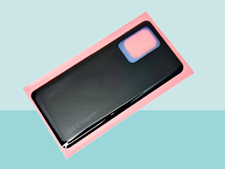 Xiaomi Mi 11T PRO Mİ 11T Uyumlu Arka Kapak Batarya Kapağı - SİYAH