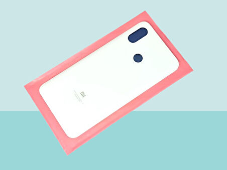 Xiaomi Mi 8 Uyumlu Arka Kapak Batarya Kapağı - BEYAZ