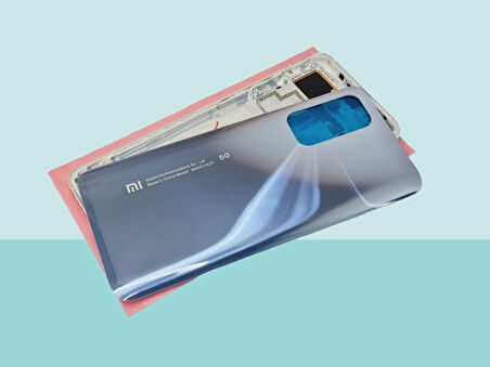 Xiaomi Mİ 10T Uyumlu FULL KASA Arka Kapak Batarya Kapağı - GRİ
