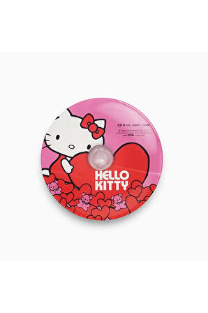 Rozet Metal Yazılı Hello City Pembe CD Y2K