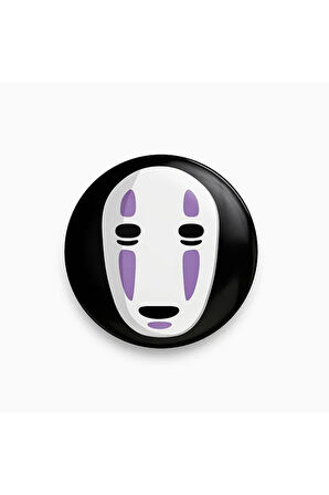 Rozet Metal Spirited Away No-Face Ghost