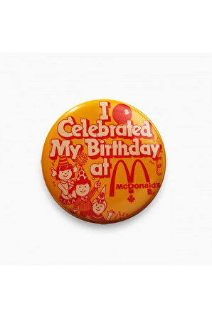 Rozet Metal Sarkastik Stil Celebrated Birthday