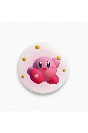 Kirby Nintendo Rozet Metal Sevimli Stil y2k