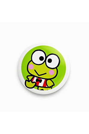 Sanrio Keroppi Özel Rozet Metal y2k