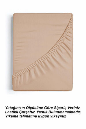 Çift Kişilik Düz Penye  %100 Pamuklu Lastikli Çarşaf 180X200