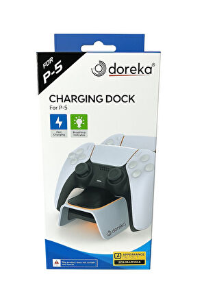 Doreka PS5 DualSense Şarj İstasyonu Playstation 5 Uyumlu Charging Station - TP5-0521E