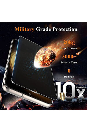 Samsung S23 Plus Nano Hayalet Ekran Koruyucu Kırılmaz Cam - Extra Gizlilik - Extra İnce