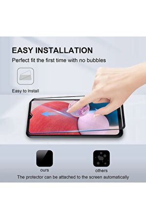 Samsung A12/ A13 / A32 5g / A03s / A02s/ A04e / A04s Uyumlu Tam Kaplayan Ekran Koruyucu Kırılmaz Cam
