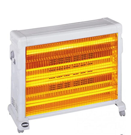 Şamdan 3000 W Buharlı ve Fanlı Quartz Isıtıcı