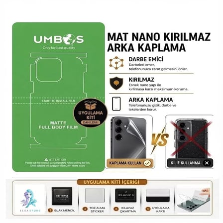 Google Pixel 9 PRO Uyumlu Full Arka Kapmala Ultra İnce Esnek Ekstra Koruma MAT - UMBOS