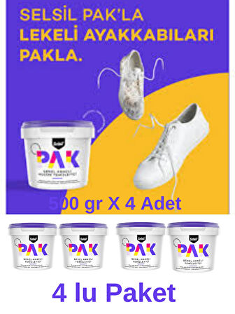Selsil Pak Genel Amaçlı Mucize Temizleyici 500 Gr X 4 Adet