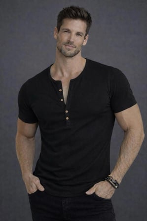 Özel Üretim Siyah Ekstra Slim Fit Bady Henley Yaka Dar Kesim düğmeli Açık Geniş Yaka Tişört T-Shirt