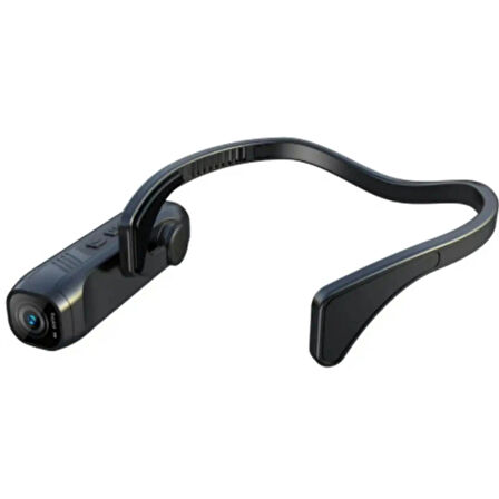 Ozmik 4K Head Mounted Video kamera 120 ° geniş açı Lens Anti-shake dahili pil APP kontrolü