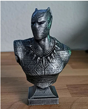 Black Panther Oyuncak Figürü Büst Siyah