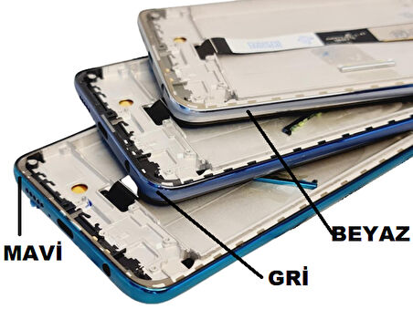 Tkgz Xiaomi Redmi NOTE 9 PRO Lcd Ekran Dokunmatik (ÇITALI) MAVİ