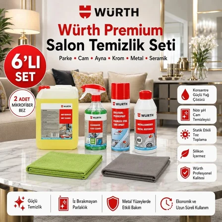 Würth Salon Temizlik Seti
