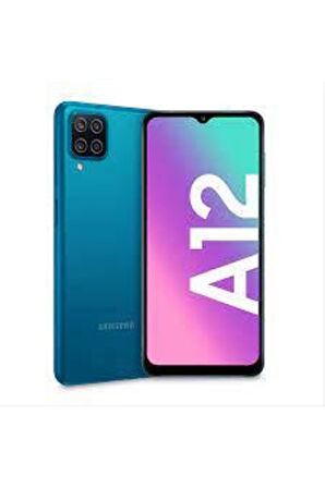 Samsung Galaxy A12 / 64 GB Mavi YENİLENMİŞ ÜRÜN (Sıfır gibi)