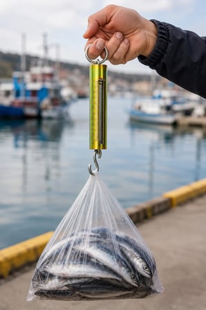 Manuel El Kantarı Yaylı Mekanik Yuvarlak Kancalı Taşınabilir Tartı- 60 KG
