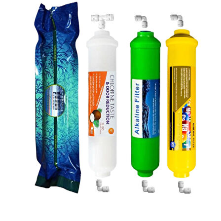 Su Arıtma Filtre Seti 7 Li Çift Karbon Platınum Mineral Alkali