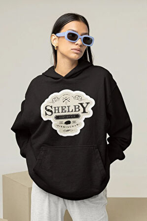 Shelby Company Yazılı Unisex Oversize Peaky Blinders Hoodie