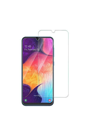 Samsung Galaxy A30 Tam Uyumlu 9h Temperli Cam Ekran Koruyucu Kırılmaz Cam