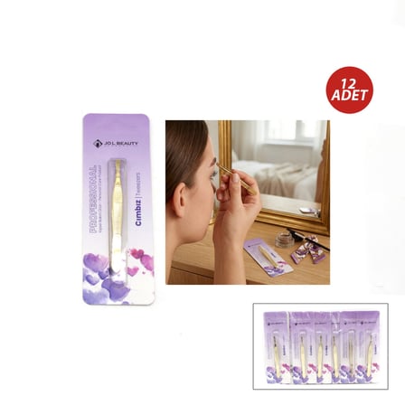 12 ADET SARI CIMBIZ (5680)