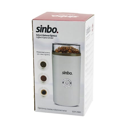 KAHVE - BAHARAT ÖĞÜTÜCÜ MAKİNE  2 BIÇAKLI ÇELİK ÖĞÜTME HAZNESİ  70GR ÖĞÜTME AC MOTOR=180W SCM-2980 (