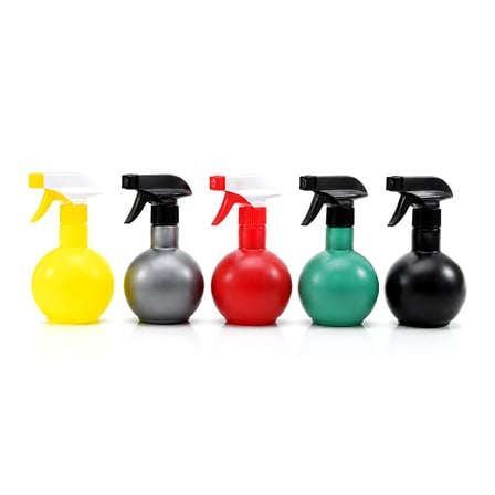 350ML PRİZMA RENKLİ ŞEFFAF TOMBUL - PLASTİK BOŞ SPREY PÜSKÜRTÜCÜ ŞİŞE (5680)