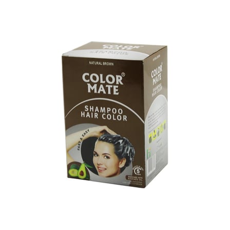 COLOR MATE 10PCS KAHVERENGİ SAÇ BOYAMA ŞAMPUANI (5680)