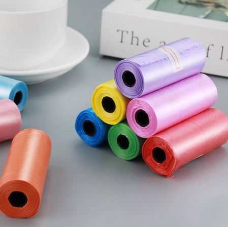 12 li Köpek Dışkı Poşet Düz Renkli Set (5680)