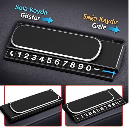 Kayar Kapaklı Torpido Üstü Fosforlu Numaratör (5680)