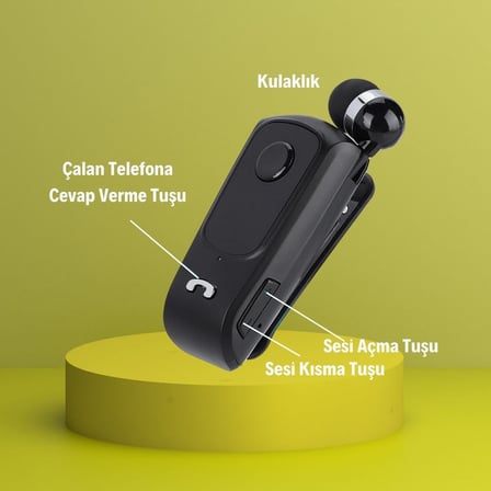 Telefon Bağlantılı Makaralı Kulaklıklı Bluetooth Kulaklık (5680)
