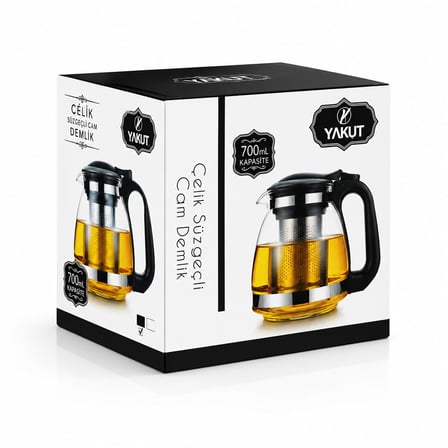CAM DEMLİK 700ML (5680)