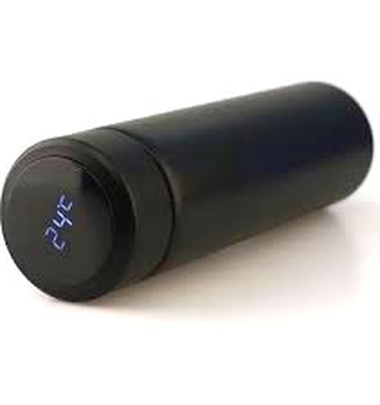 SİYAH LED DERECELİ ÇELİK TERMOS 500ML (5680)