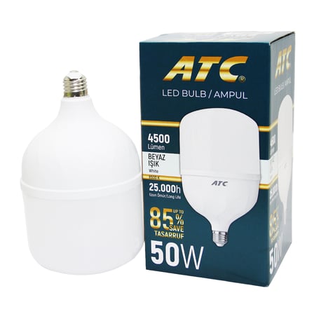 50W TORCH LED BULB AMPUL BEYAZ E27 (5680)