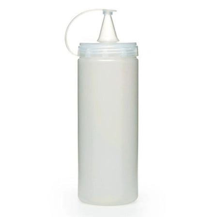 Şeffaf Kapaklı Sızdırmaz Yağlık Sosluk Şişesi Plastik Yağdanlık 400 ml. AP-9028 (5680)