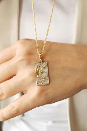 Altın Gökyüzü Kolye