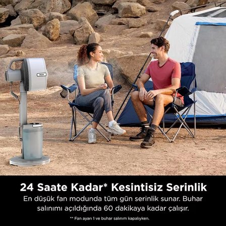 Shark FlexBreeze ProMist Taşınabilir Buharlı Fan – İç ve Dış Mekan Uyumlu