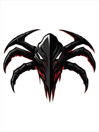 11x9 cm Black Monster Sticker Laptop Kask Araba Motor Defter
