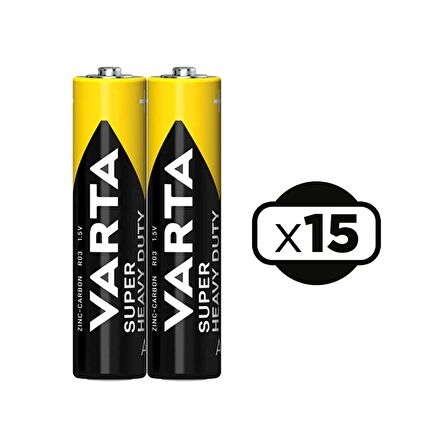 Varya Super Heavy Duty Aaa Ince Pil 30 lu Paket