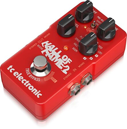 Tc Electronic Hall of Fame 2 Reverb Çığır Açan MASH Ayak Pedalı ve Pırıltılı Efektli İkonik Reverb Pedalı