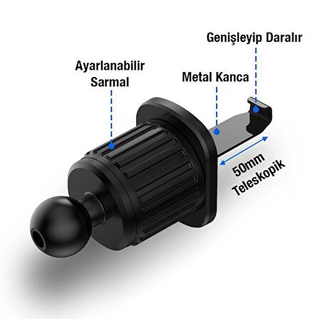 Coofbe Gravity Üçgen Tasarım Sarsılmaz Havlandırma Araç İçi Telefon Tutucu Araç Tutucu V Tipi Tutucu