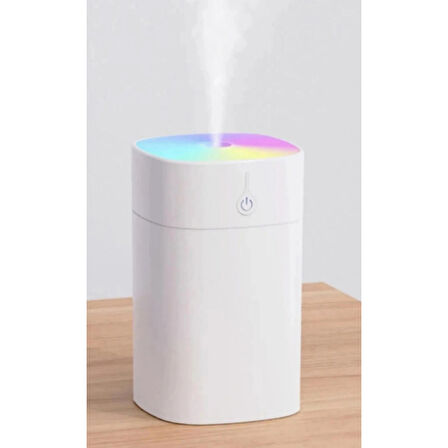 Ozmik SD09 Hava Nemlendirici Buhar Makinesi Ve Aroma Difüzörü H2O Humidifier 400 Ml Ultrasonik Beyaz