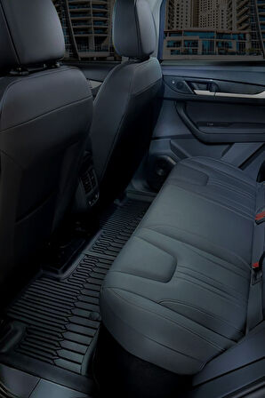 Sahler Togg T10F 2025+ Uyumlu 4.5D Premium Havuzlu Oto Paspas ve Liner Marka 3D Bagaj Havuzu