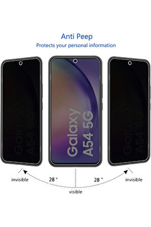 Samsung Galaxy A54 5G Hayalet Ekran Koruyucu Nano Cam , Kasa Dostu İnce ve Dayanıklı