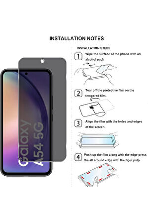 Samsung Galaxy A54 5G Hayalet Ekran Koruyucu Nano Cam , Kasa Dostu İnce ve Dayanıklı