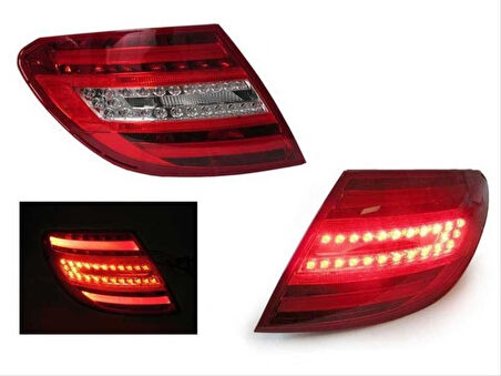 Mercedes W204 C Serisi Uyumlu Facelift Led Stop