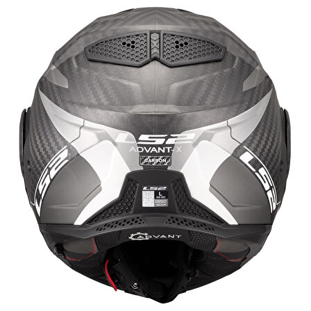 LS2 ADVANT X KARBON HORIZON MAT GÜMÜŞ-GRİ KASK