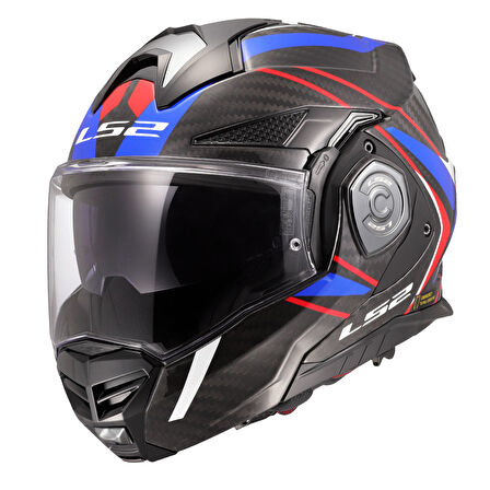 LS2 ADVANT X KARBON FUTURE II BEYAZ-MAVİ KASK